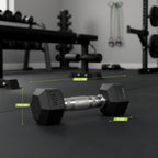 VirtuFit Hexa Dumbbell Pro Set - 2 x 2 kg