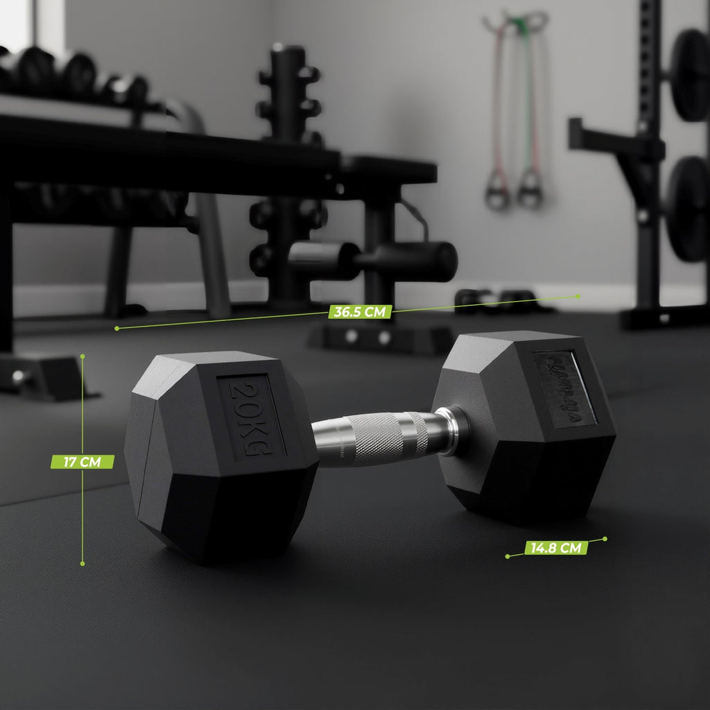 VirtuFit Hexa Dumbbell Pro - 20 kg - Per Stuk