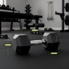 VirtuFit Hexa Dumbbell Pro - 20 kg - Per Stuk