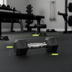 VirtuFit Hexa Dumbbell Pro - 3 kg - Per Stuk