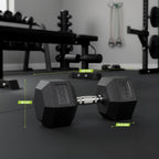 VirtuFit Hexa Dumbbell Pro - 30 kg - Per Stuk