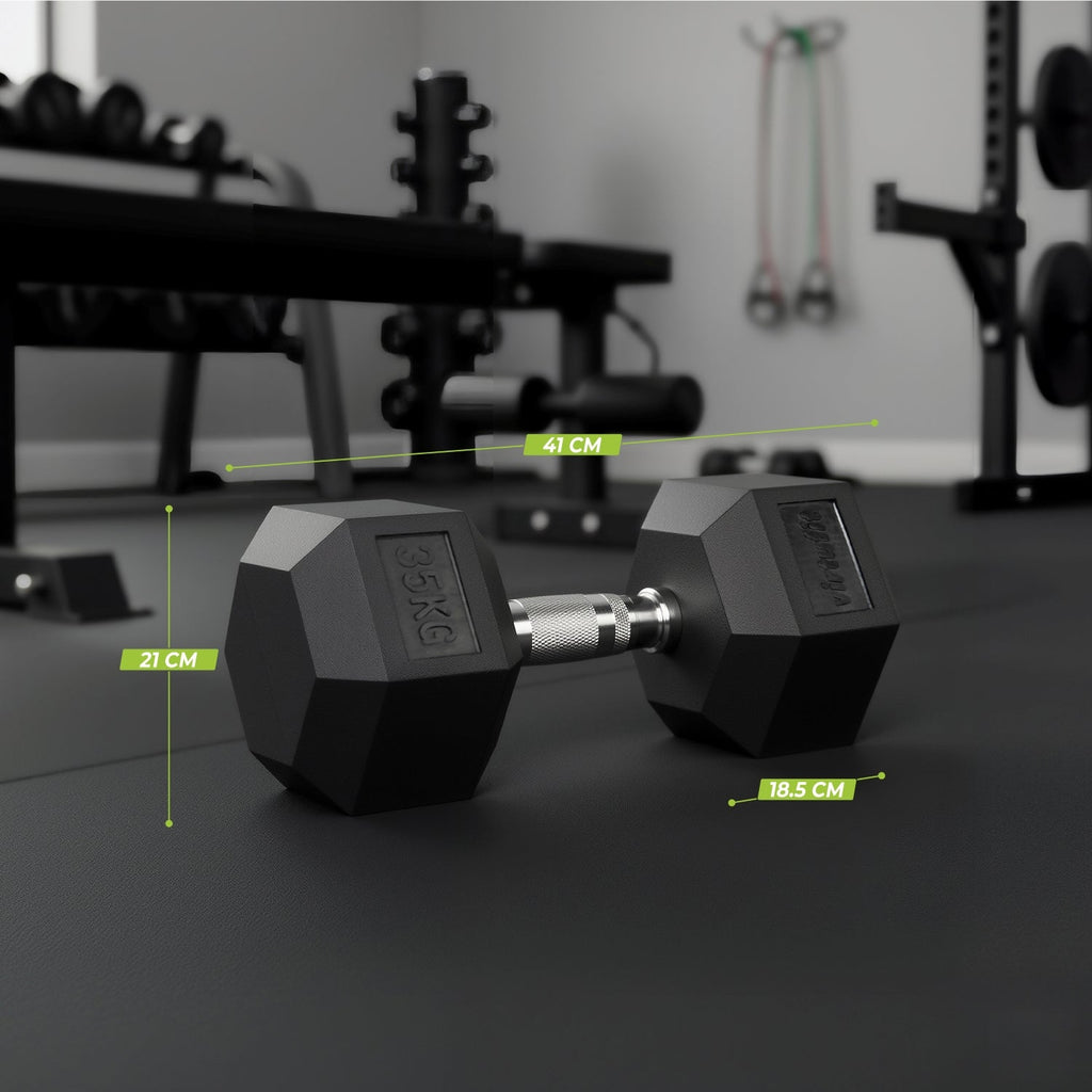 VirtuFit Hexa Dumbbell Pro - 35 kg - Per Stuk