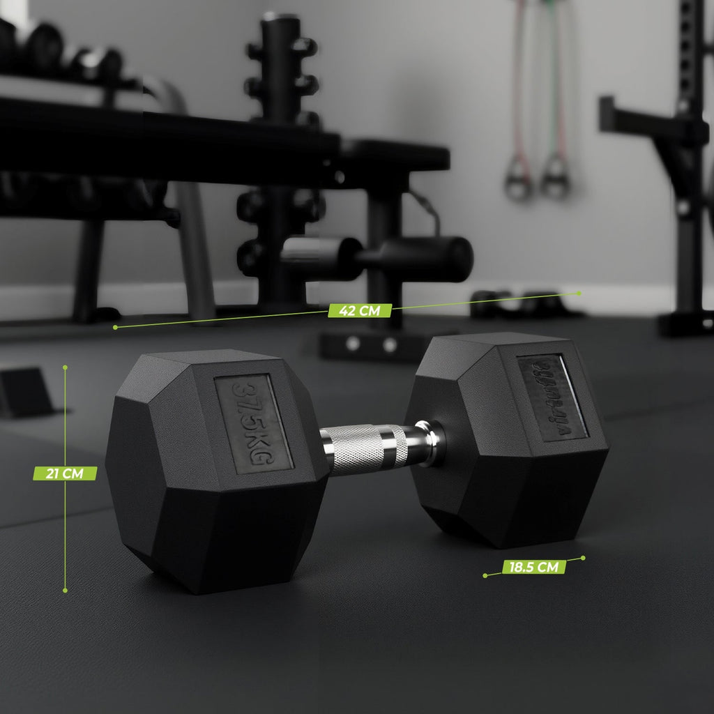 VirtuFit Hexa Dumbbell Pro Set - 2 x 37,5 kg