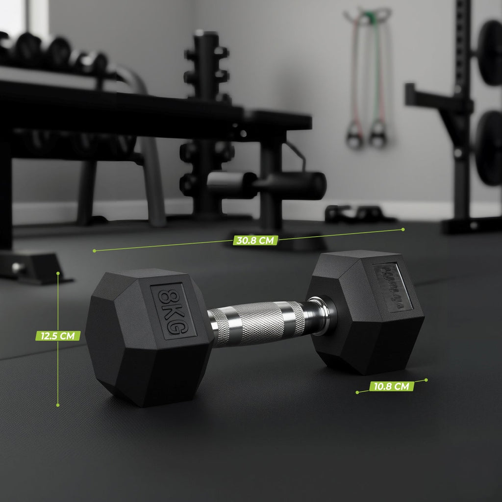 VirtuFit Hexa Dumbbell Pro - 8 kg - Per Stuk