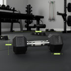 VirtuFit Hexa Dumbbell Pro Set - 2 x 9 kg