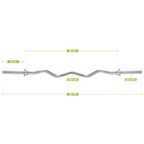 VirtuFit Curlstang - EZ Halterstang - 120 cm - Schroef - 30 mm