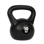 VirtuFit PVC Kettlebell - 10 kg - Zwart