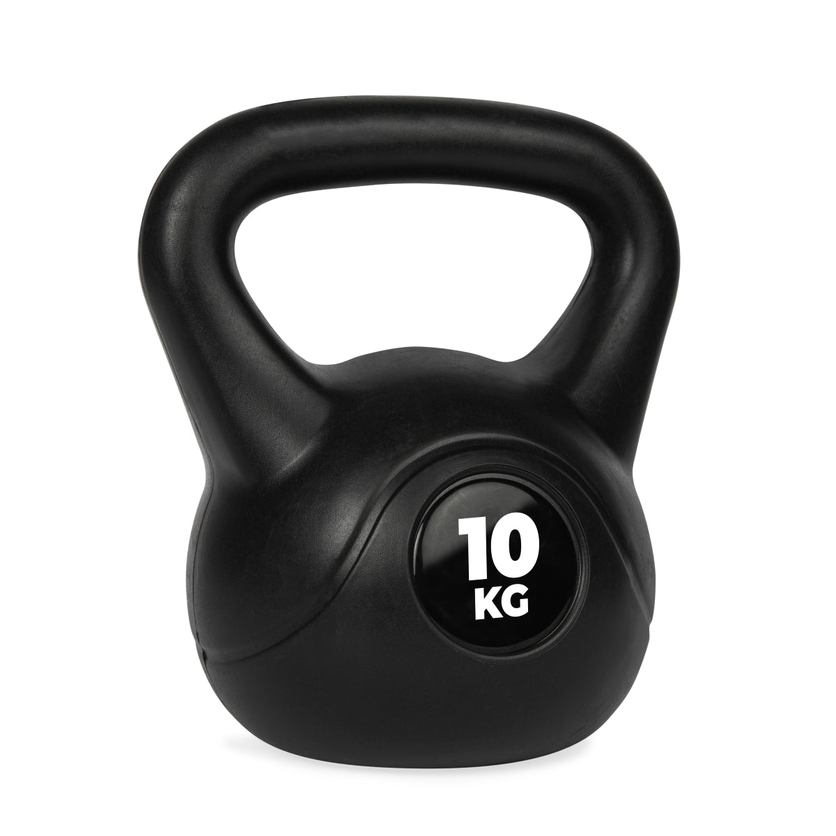VirtuFit PVC Kettlebell - 10 kg - Zwart