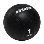 VirtuFit Medicijnbal Pro - Medicine Ball  - 1 kg - Rubber - Zwart