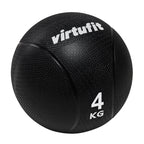 VirtuFit Medicijnbal Pro - Medicine Ball - 4 kg - Rubber - Zwart