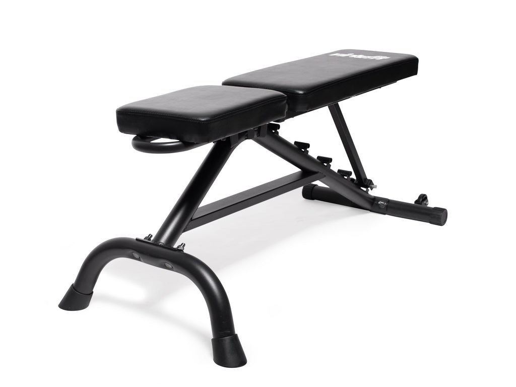 VirtuFit Multifunctionele fitnessbank - Halter/Dumbbellset Pro - 60,5 kg- Vinyl