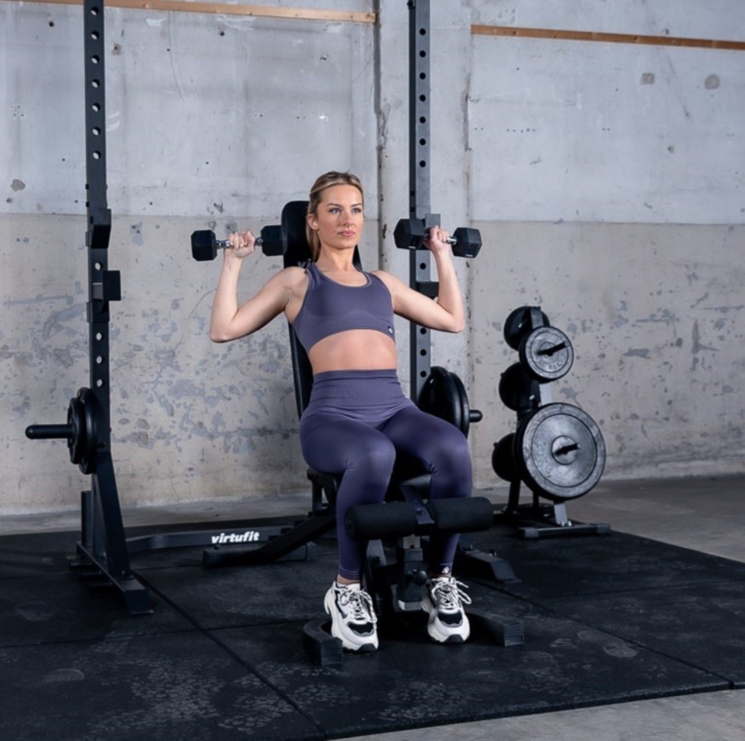 VirtuFit Verstelbare Fitnessbank Pro - Zwart