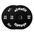 VirtuFit Bumper Plate - Olympische Halterschijf van Rubber - 50 mm - set 2 x 10 kg