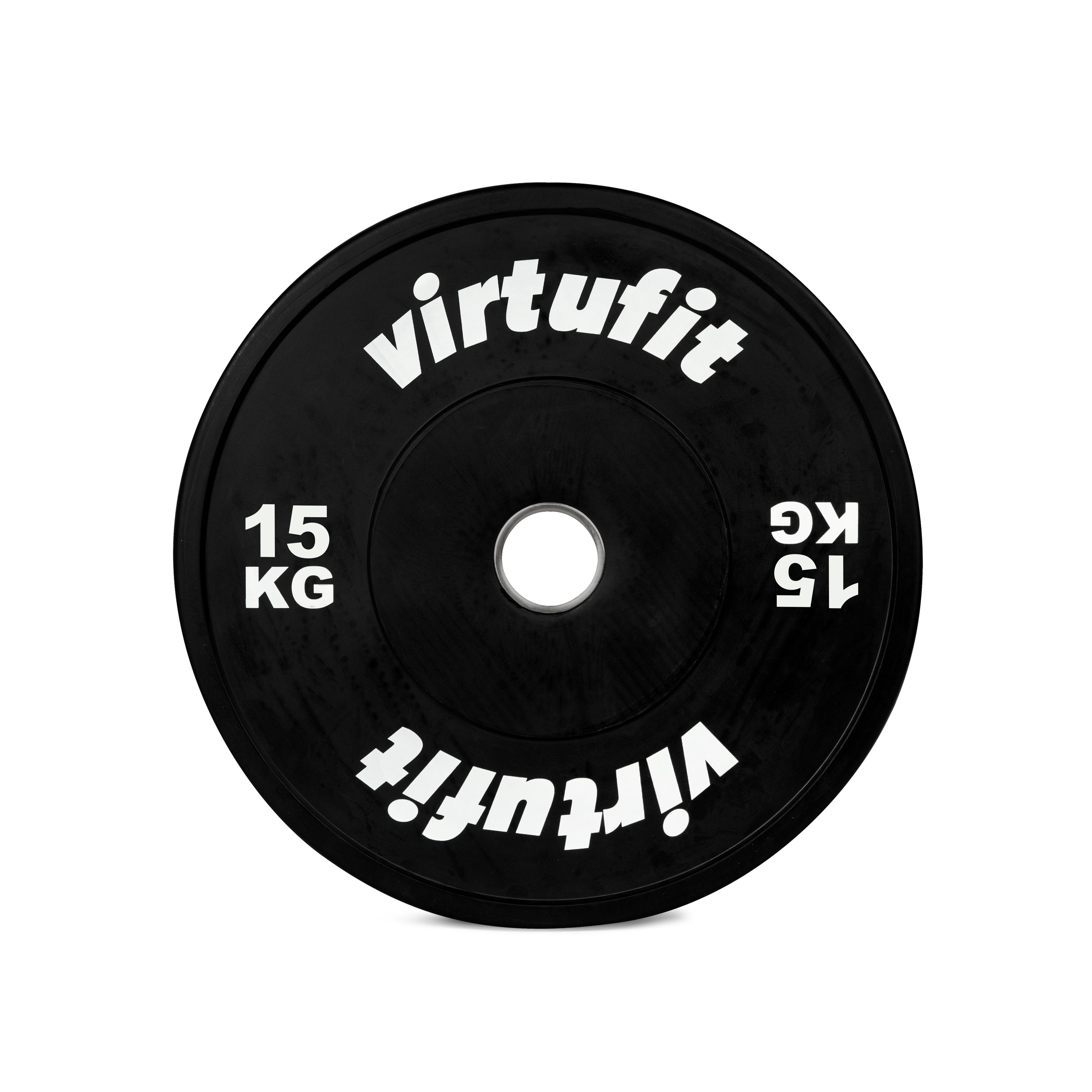 VirtuFit Bumper Plate - Olympische Halterschijf van Rubber - 50 mm - 15 kg