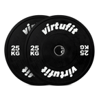 VirtuFit Bumper Plate - Olympische Halterschijf van Rubber - 50 mm - set 2 x 25 kg