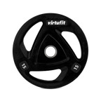 VirtuFit Olympische Rubberen Halterschijf - 15 kg
