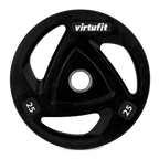 VirtuFit Olympische Rubberen Halterschijf - 25 kg