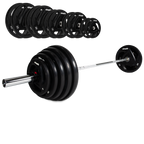 VirtuFit Olympische Rubberen Halterset - 170 kg
