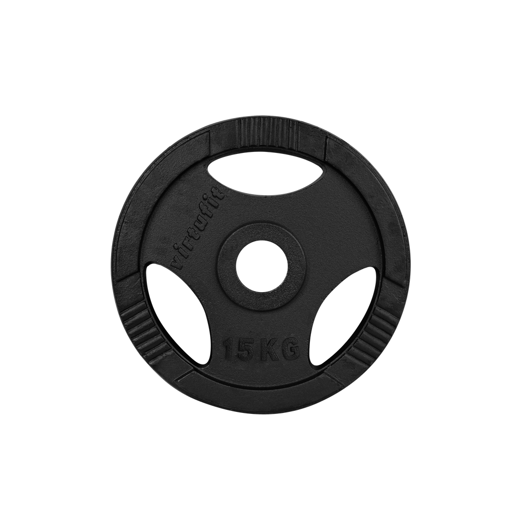 VirtuFit Olympische Gietijzeren Halterschijf - 15 kg