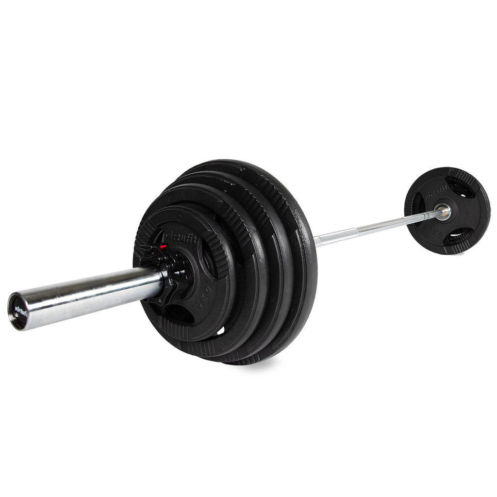 VirtuFit Olympische Gietijzeren Halterset - 120 kg