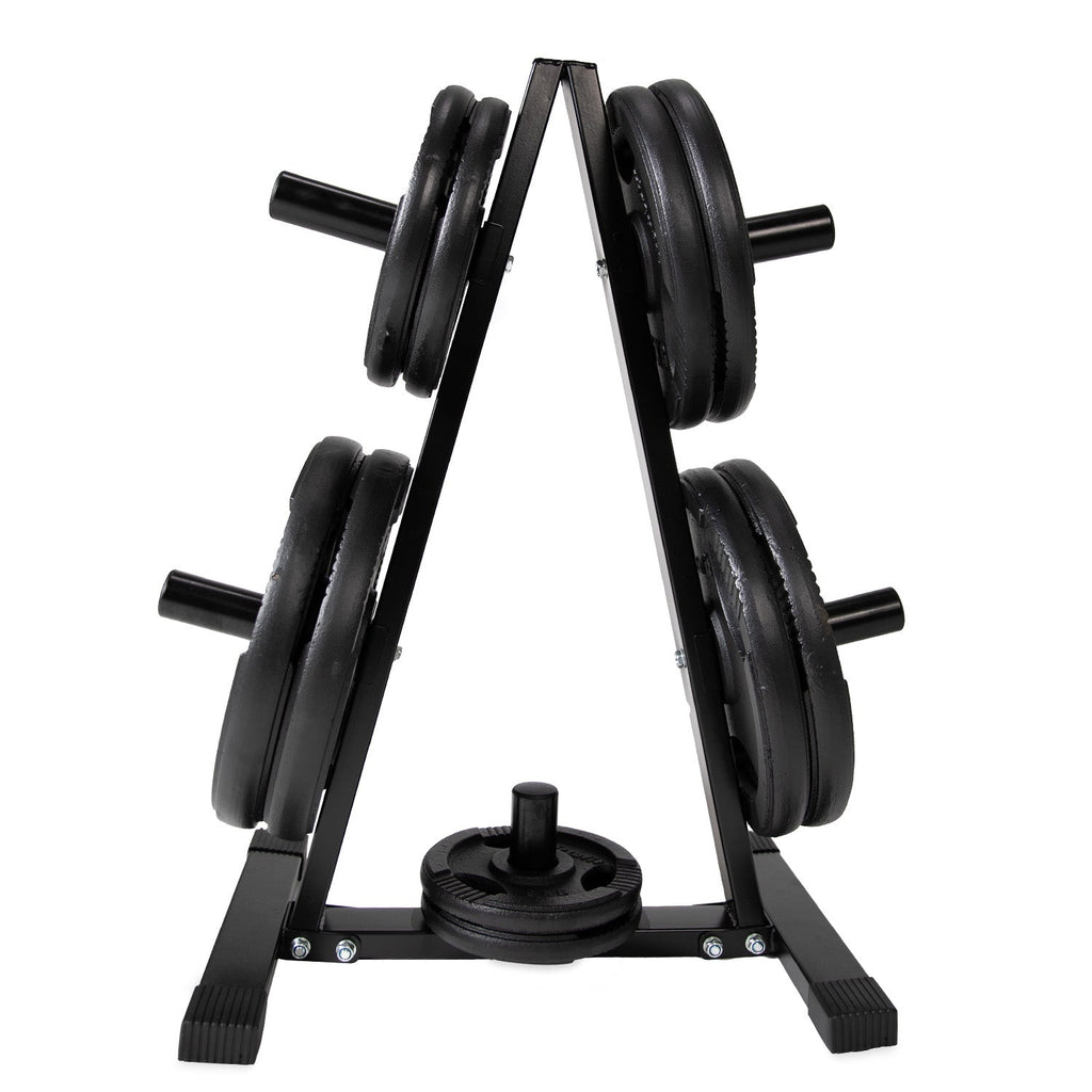 VirtuFit Halterschijf Opbergrek + Gietijzeren Halterschijf - 150 kg