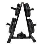 VirtuFit Halterschijf Opbergrek + Gietijzeren Halterschijf - 150 kg