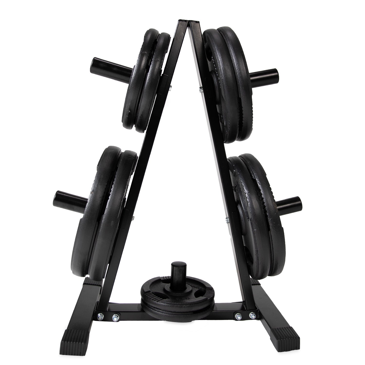 VirtuFit Halterschijf Opbergrek + Gietijzeren Halterschijf - 150 kg