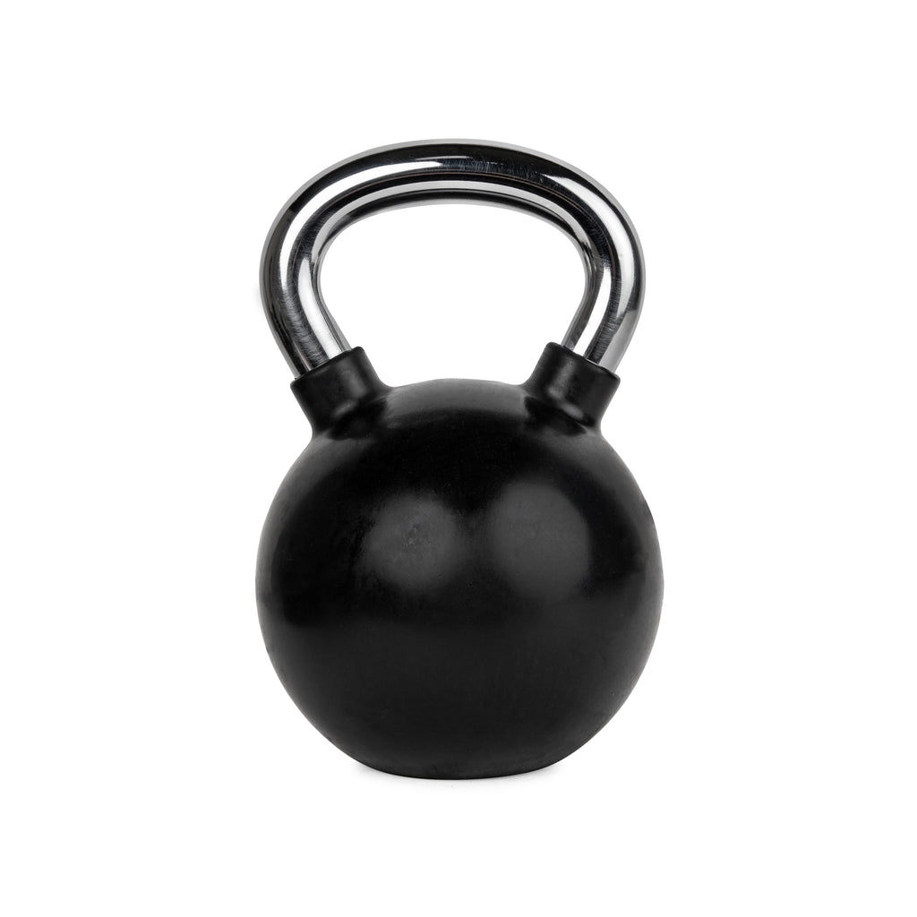 VirtuFit Kettlebell - Rubber/Chroom - 28 kg