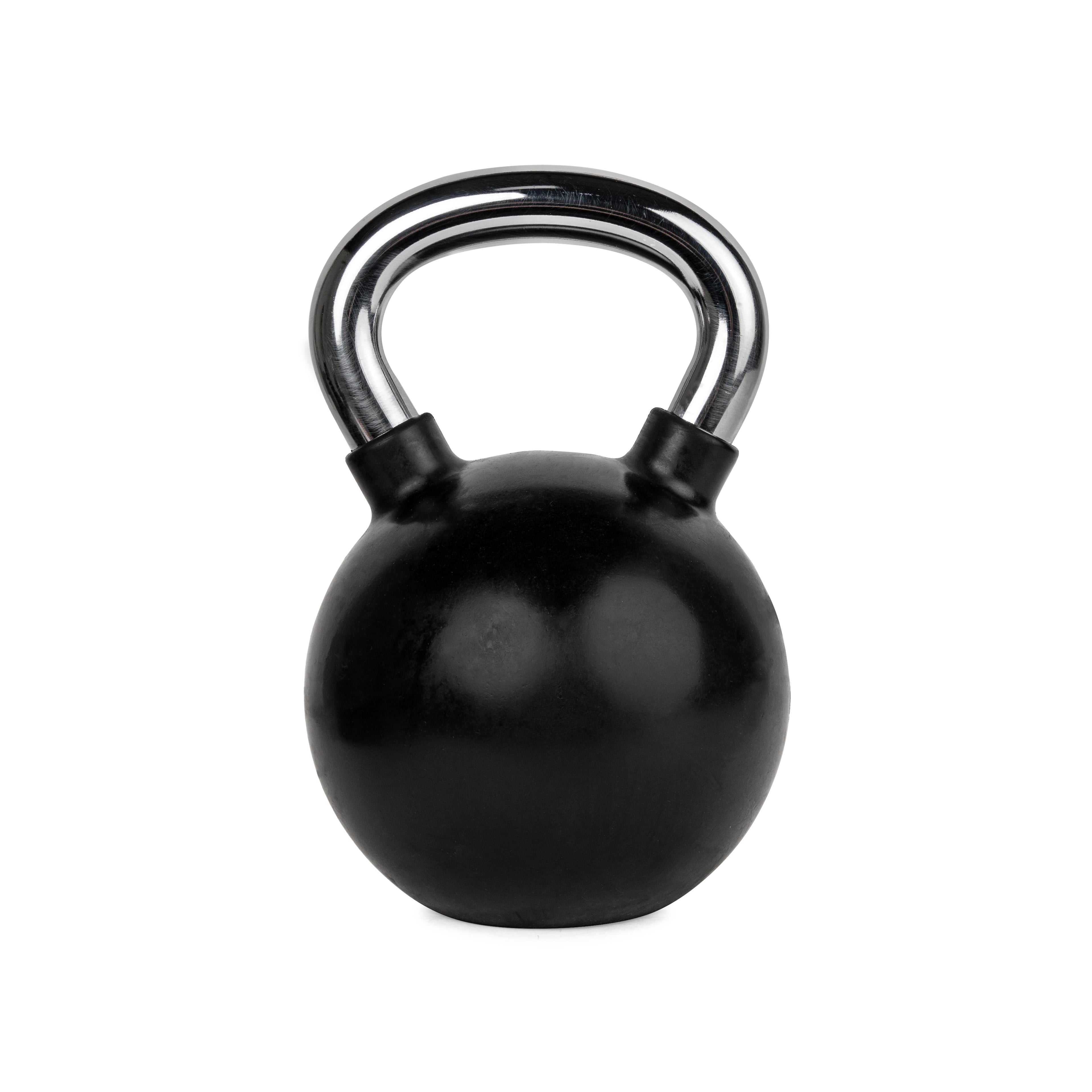 VirtuFit Kettlebell - Rubber/Chroom - 28 kg
