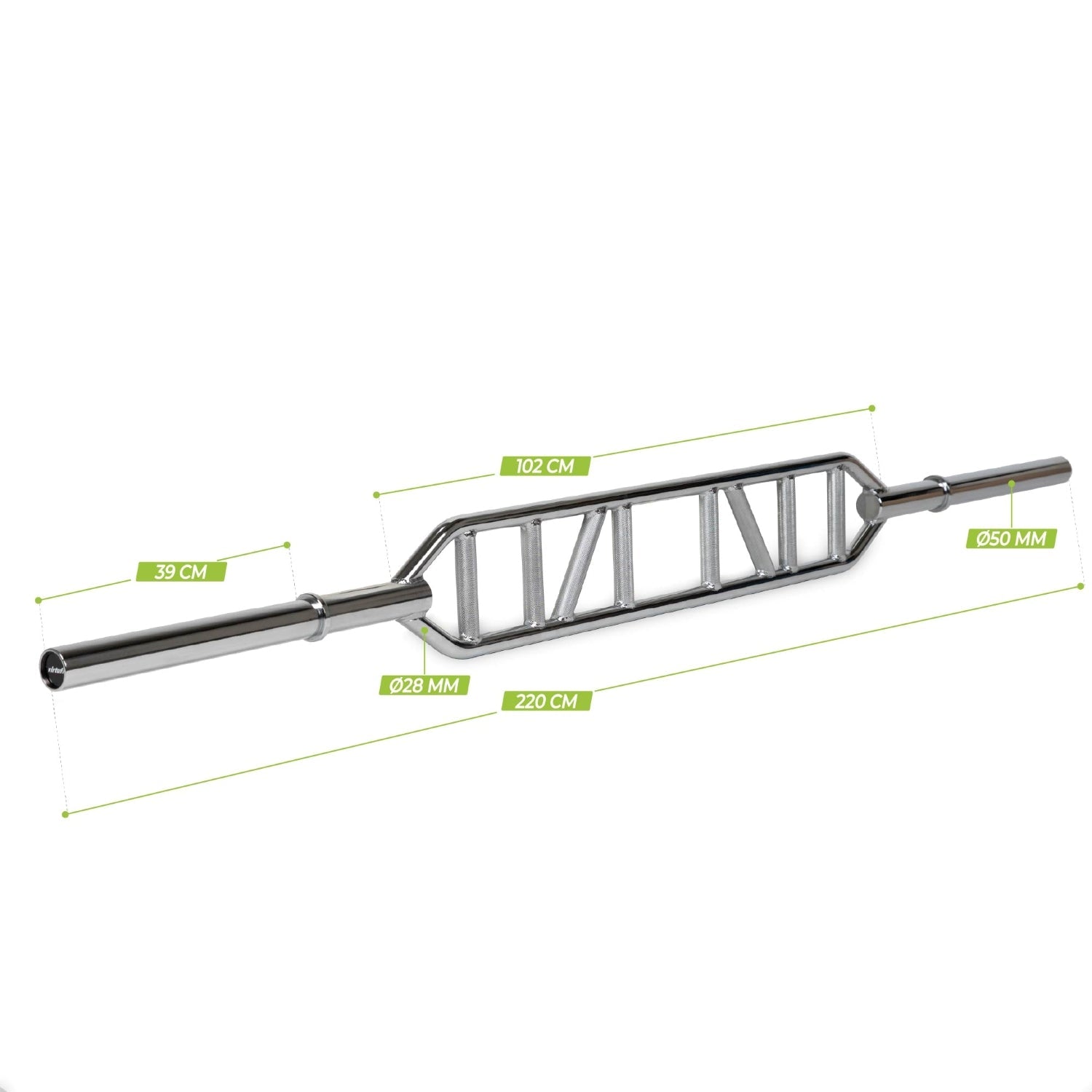 VirtuFit Multi Grip Halterstang - Swiss Bar