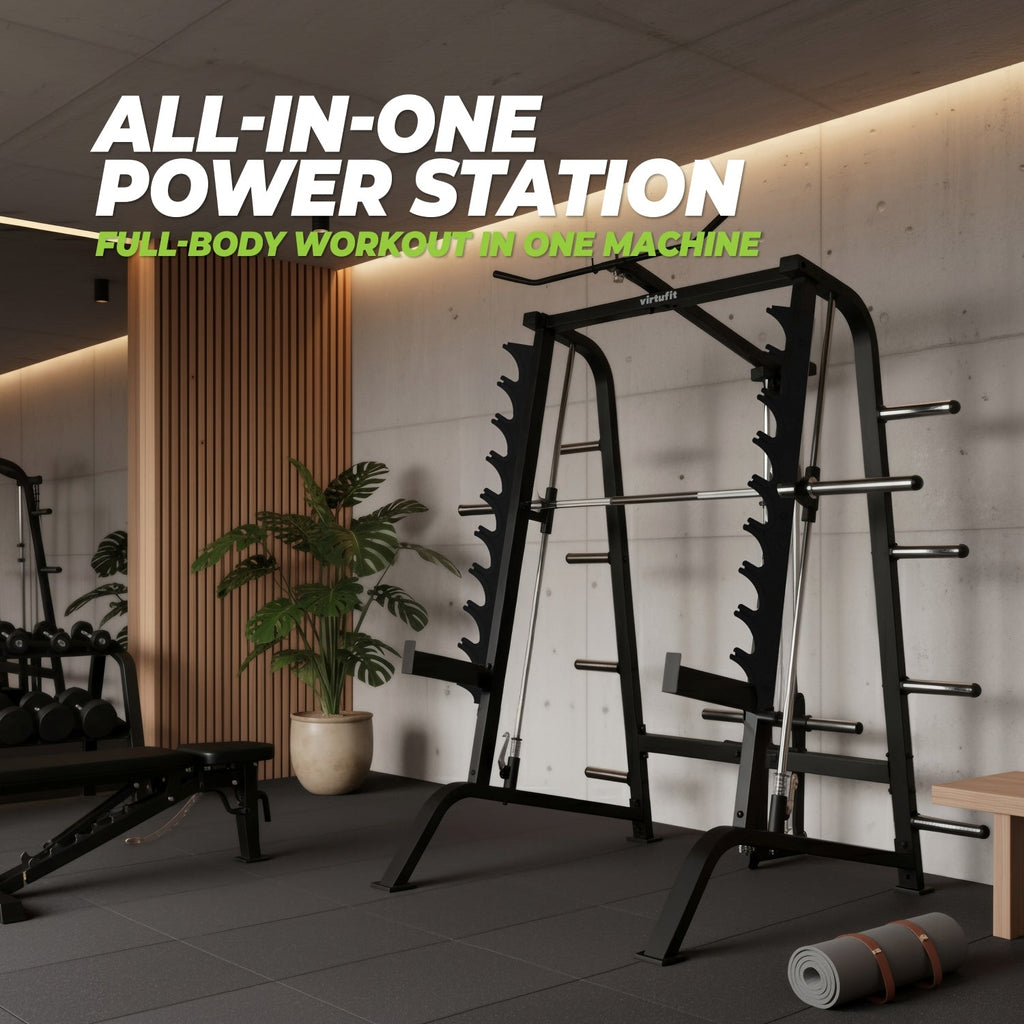 VirtuFit SM100 Smith Machine - Inclusief Pulley Station - Krachtstation