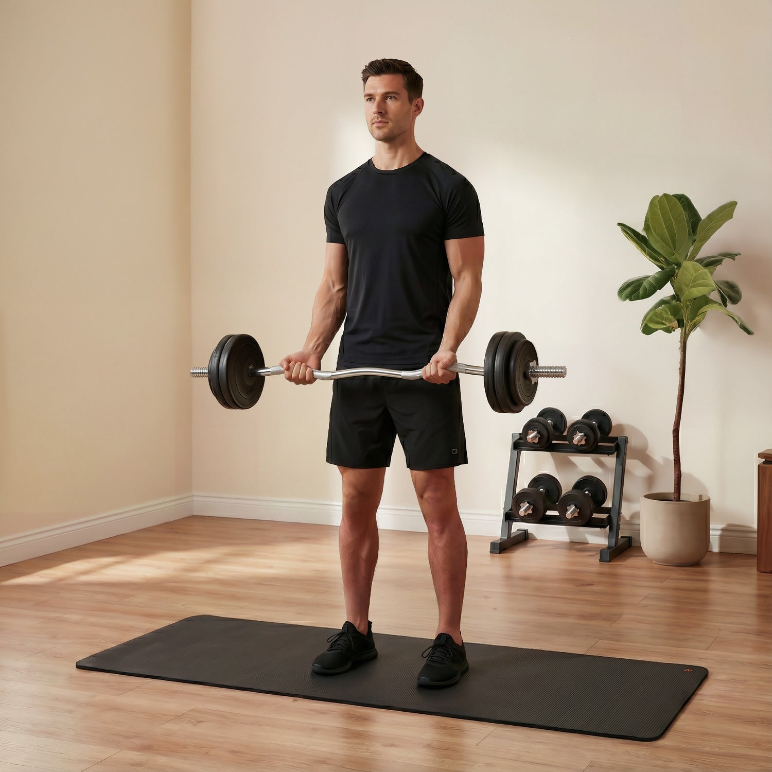 VirtuFit Vinyl EZ-Curl Set - Halterset - 20 kg