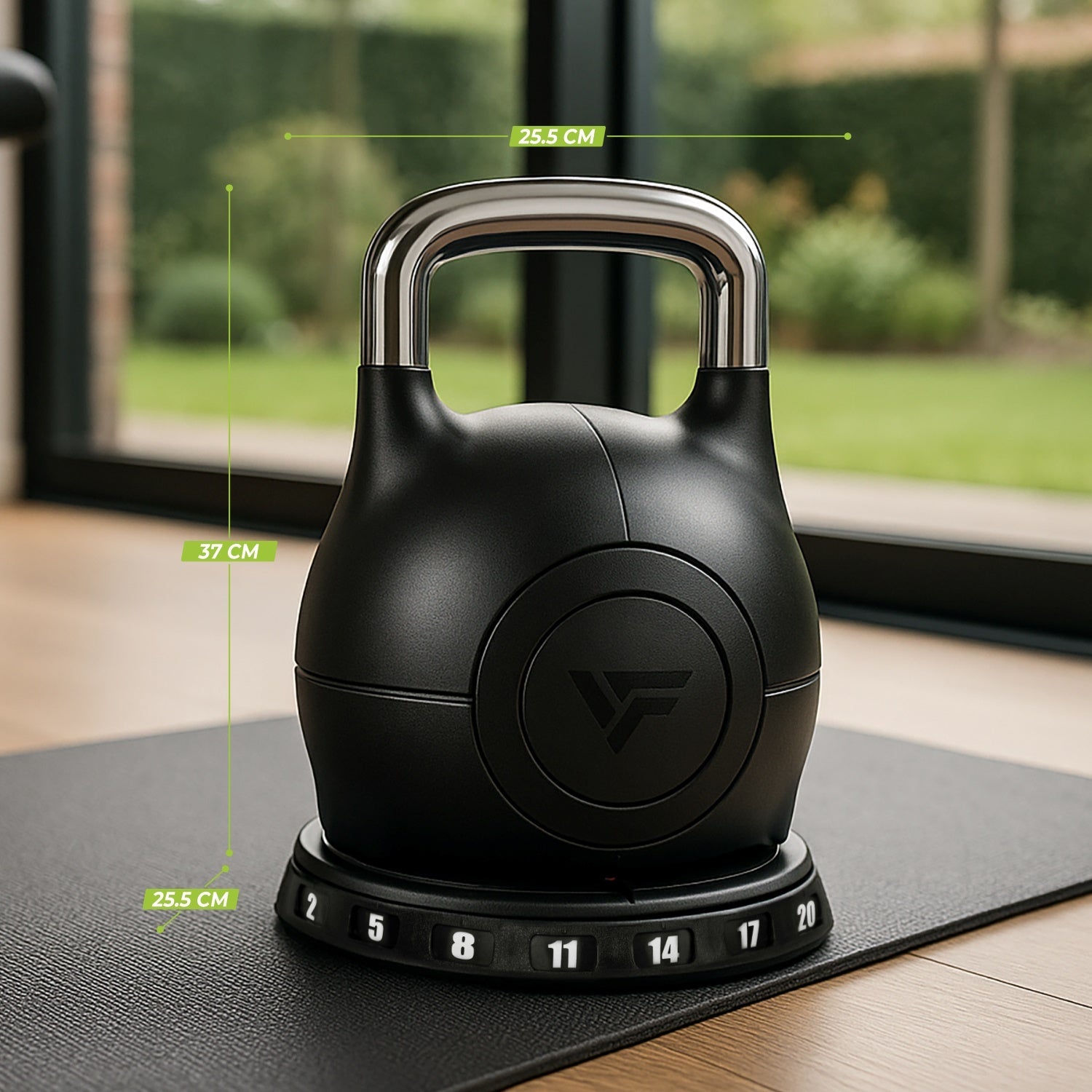 VirtuFit Verstelbare Kettlebell 20 kg