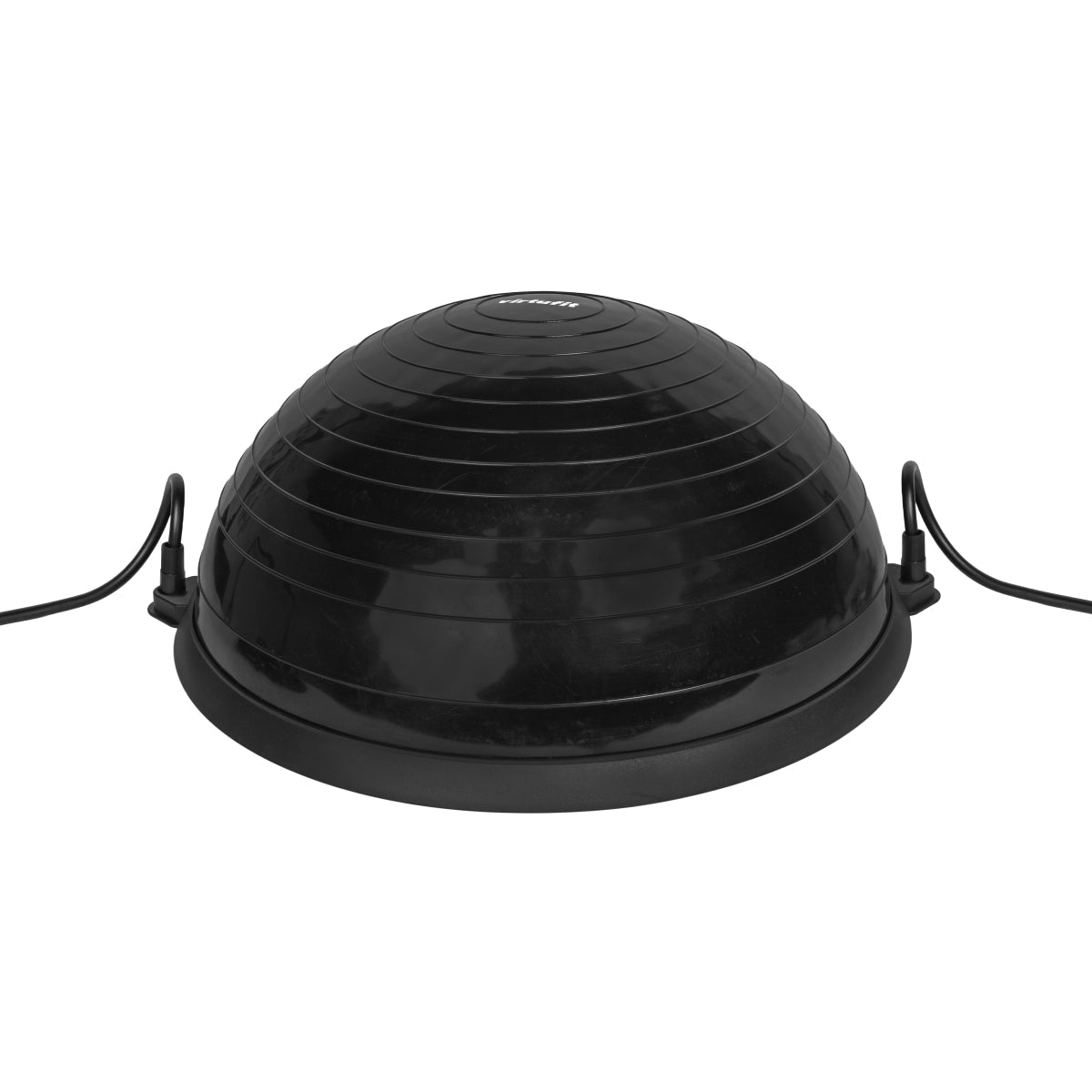 VirtuFit Balanstrainer Pro - Balansbal -  met Fitness Elastieken en Pomp - Zwart