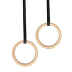 VirtuFit Houten Gym Ringen - Inclusief straps