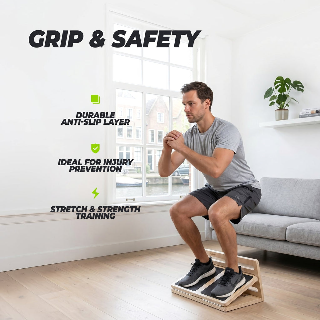 VirtuFit Slant Board - 4 standen - Hout