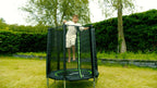 VirtuFit Kindertrampoline met Veiligheidsnet - Zwart - 140 cm