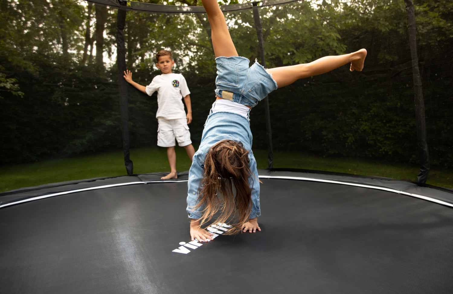 VirtuFit Premium Trampoline met Veiligheidsnet - Zwart - 305 cm