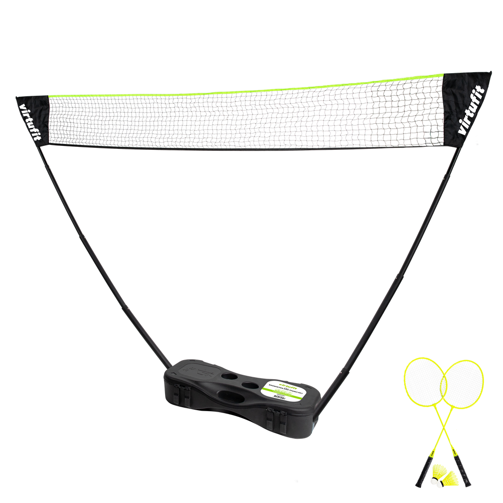 VirtuFit 2-in-1 Portable Badminton- en Tennisset - Inclusief koffer en rackets