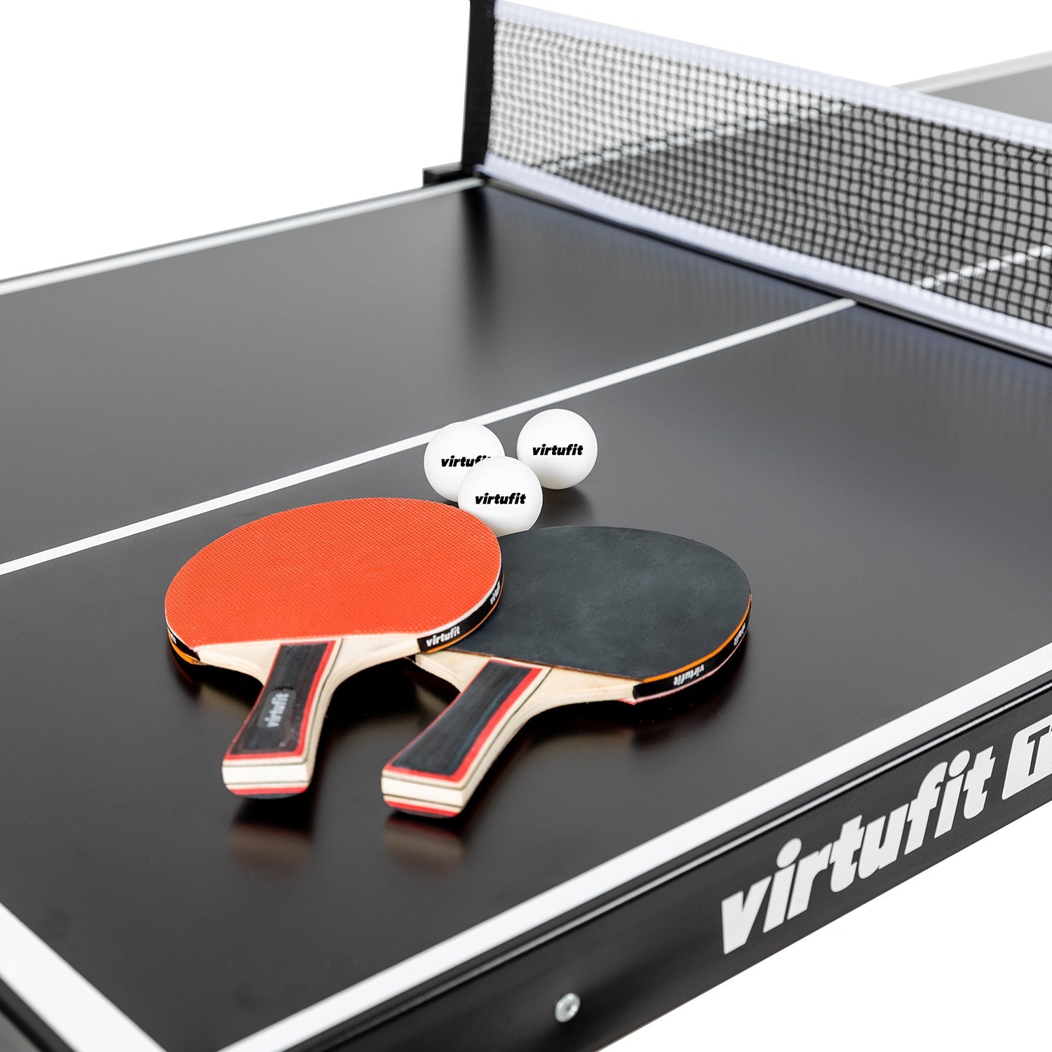 VirtuFit Mini Tafeltennistafel TT160 - Met 2 Batjes en 3 Ballen - Tweedekans