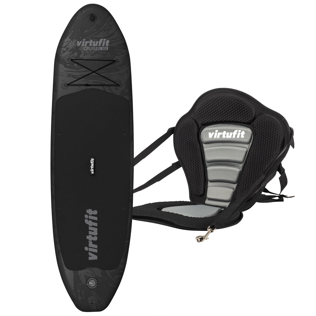 VirtuFit Supboard Cruiser 305 - Zwart - Met Kajak zitje, accessoires en draagtas