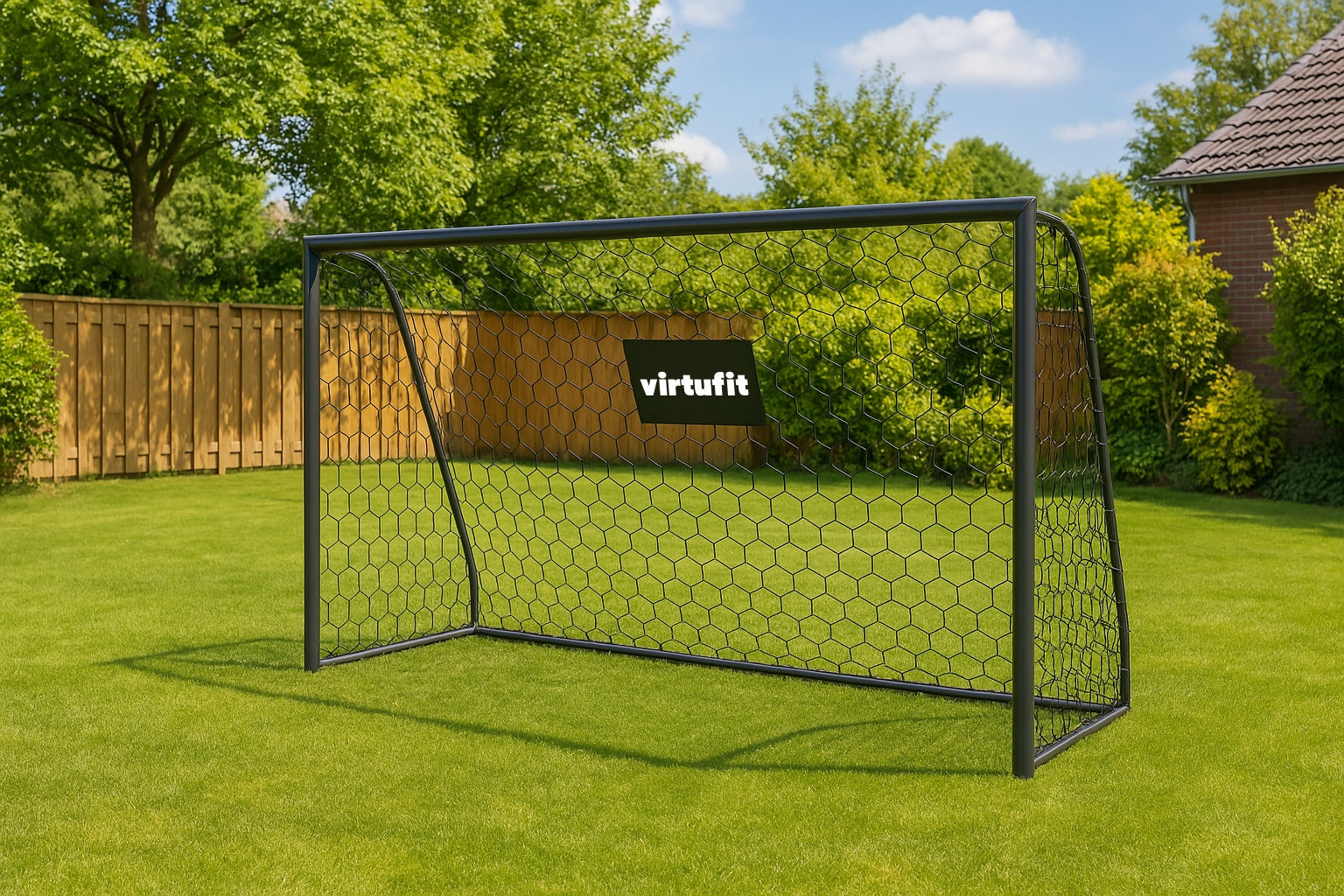 VirtuFit Voetbaldoel Premium - Heavy Duty Voetbal Goal - 300x200x120 - Tweedekans