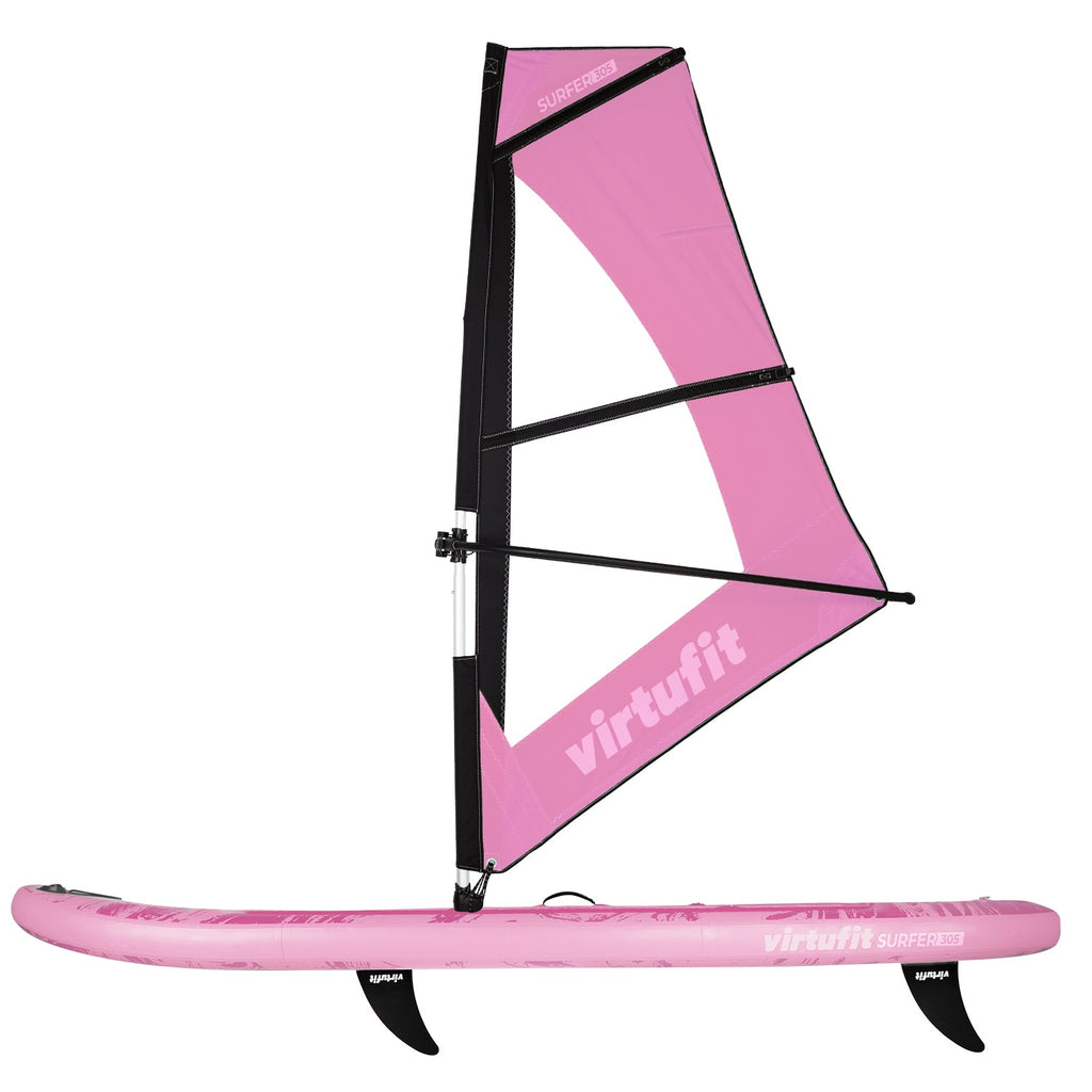 Virtufit Supboard Surfer 305 - Pink - Inclusief Windzeil en accessoires