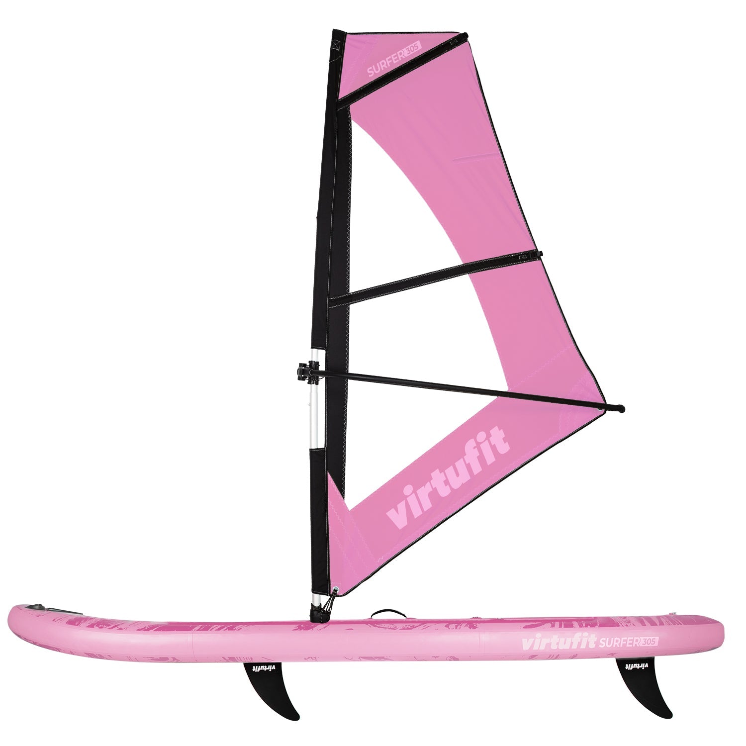 Virtufit Supboard Surfer 305 - Pink - Inclusief Windzeil en accessoires