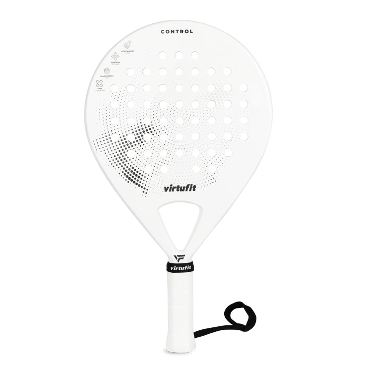 VirtuFit Control Padel Racket - Wit - Zwart