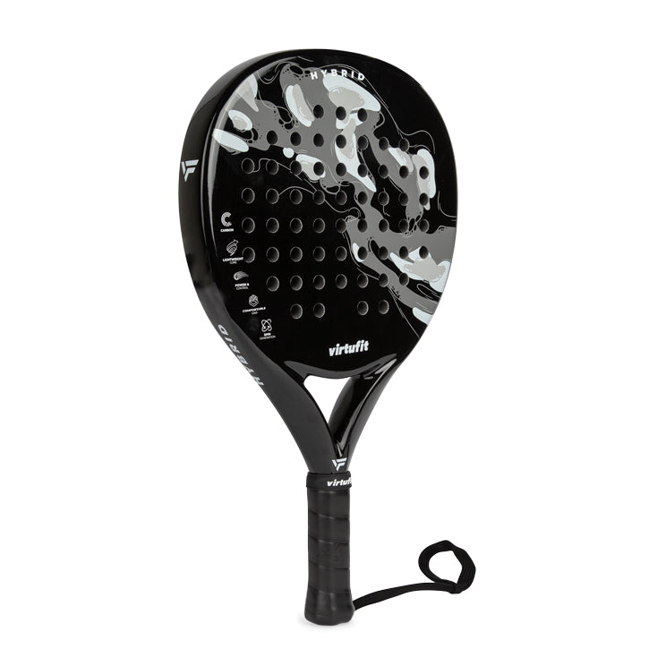 VirtuFit Hybrid Padel Set - Zwart - Grijs
