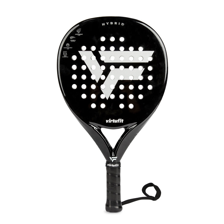 VirtuFit Hybrid Padel Racket - Zwart - Silver