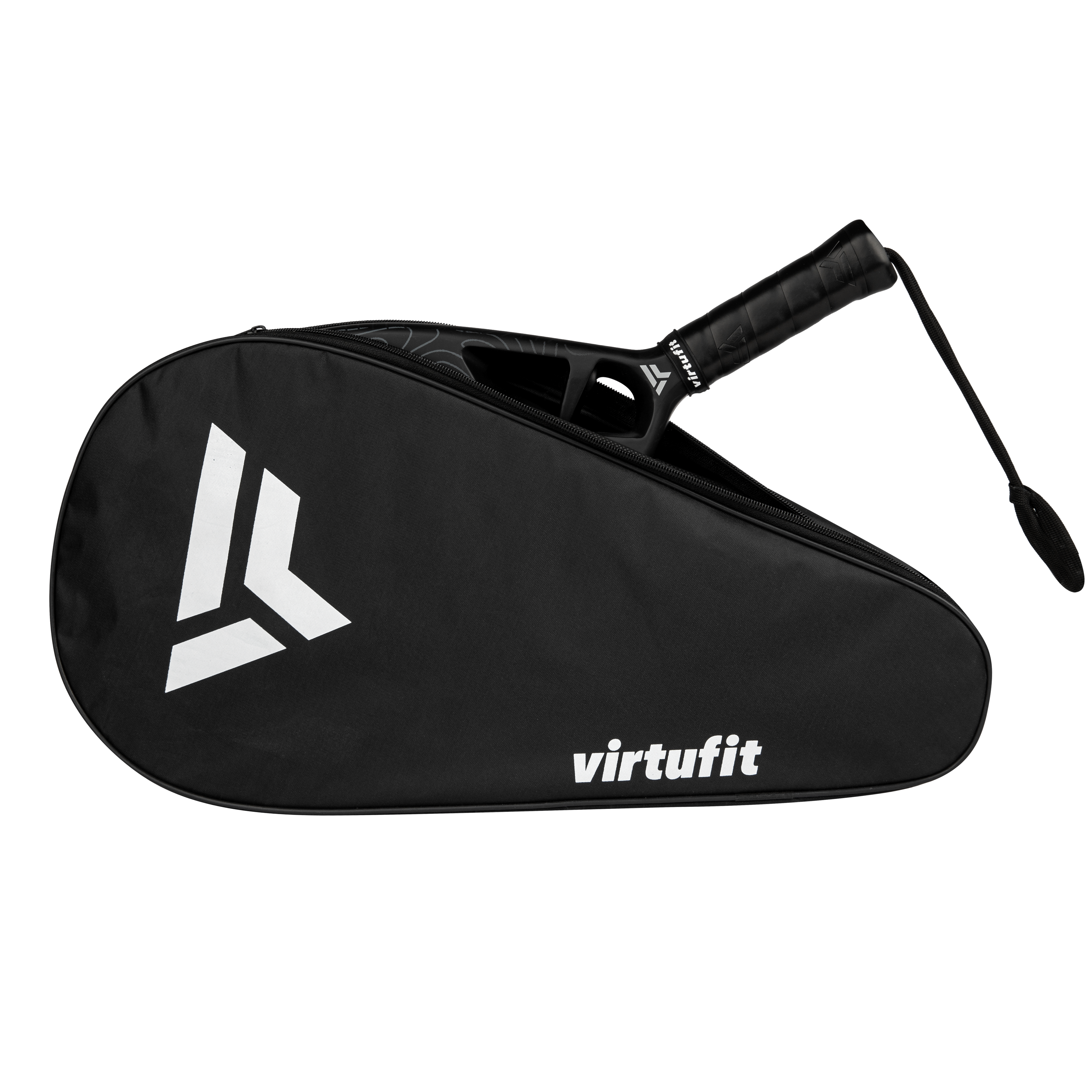 VirtuFit Padel Racket Draagtas - Zwart - Wit