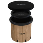 VirtuFit IJsbad XXL - 375 Liter - Wood Look - Inclusief accessoires - Tweedekans