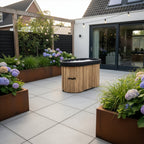 VirtuFit IJsbad Ovaal - Wood Look - 500 Liter - Inclusief accessoires